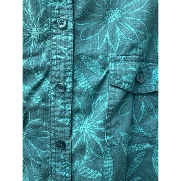 White Stag Buttoned Shirt Youth Size Large Collared Chest Pockets 99% Cotton - Picture 4 of 9